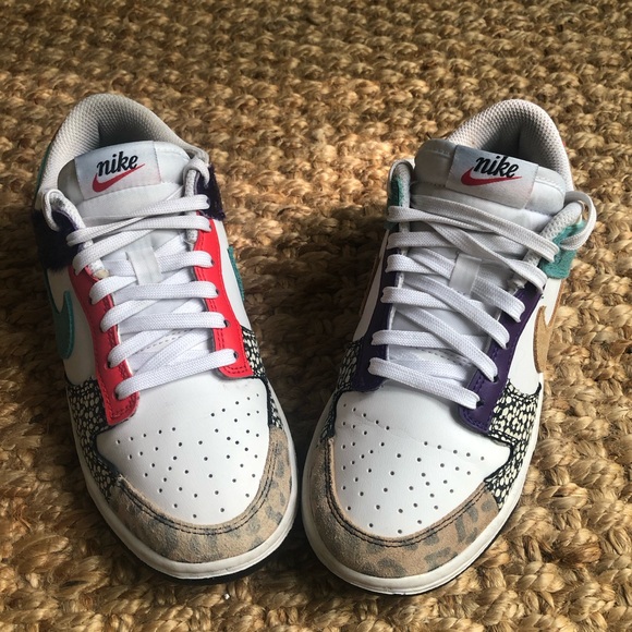 Nike Dunk Low Safari Mix. Size 6 - Picture 9 of 16